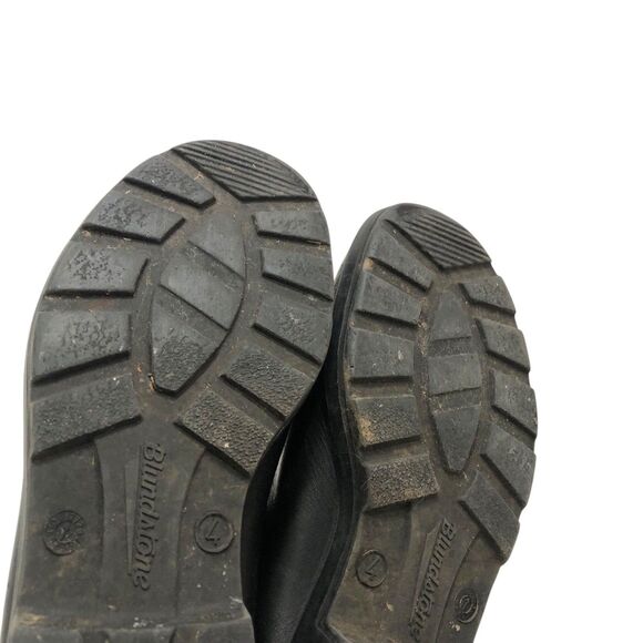 Blundstone Distressed Unisex Chelsea Boots Rustic Black Size 4 W/6 Mail Scuffed - Picture 13 of 15